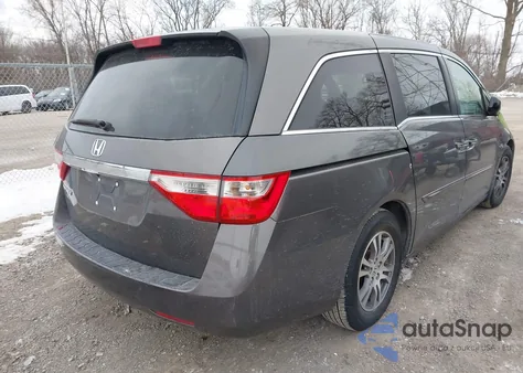 2011 Honda Odyssey Ex-L z USA, uszkodzony, nr VIN 5FNRL5H62BB096853